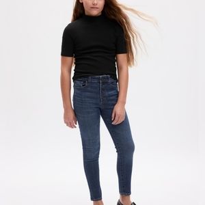 Girls Gap High Rise Ankle Jeggings size 7 slim